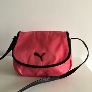 Pink crossbody Puma bag